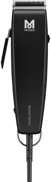 Moser professional corded hair clipper | 3pin| Cutting length adjustment with 6 positions| Color Black