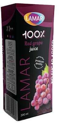 Lamar Red Grape Juice - 200ml