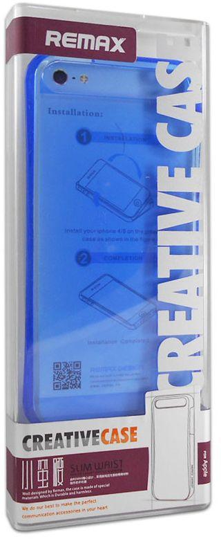 Remax iPhone 5/5S Slim Waist Back Cover - Blue