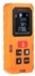 80m Portable Handheld Digital Laser Distance Meter Orange 17.50 X 4.40 X 12.50cm