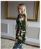 Znu Womens Soft Lightweigh Floral Print Long SLeeve Thin Cardigan Coat