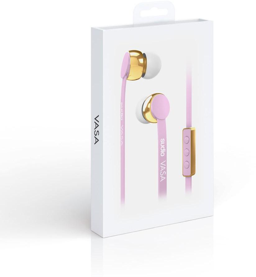 Sudio Vasa In Ear Headphones for iOS Pink