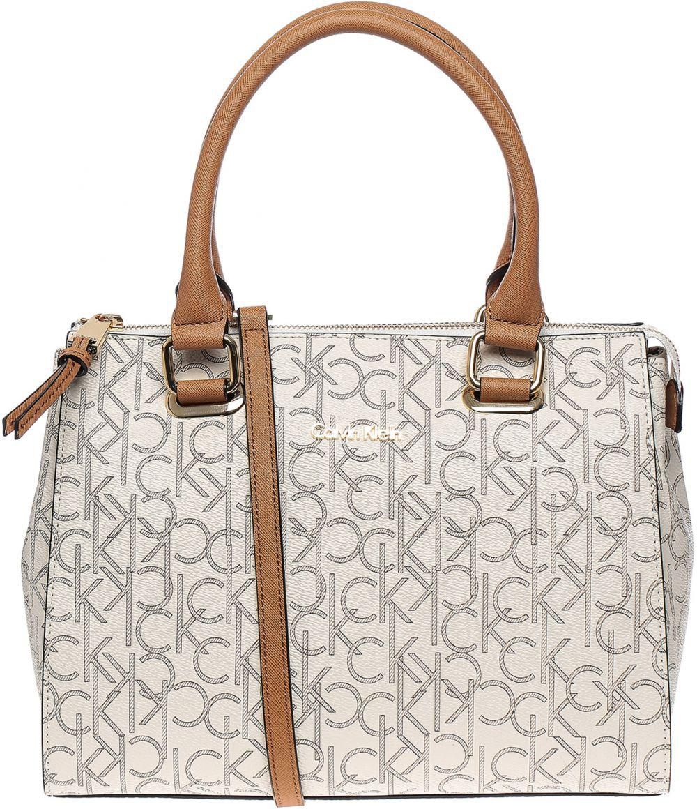 Calvin Klein Faux Leather Bag For Women,Beige - Satchels Bags price from  souq in Saudi Arabia - Yaoota!