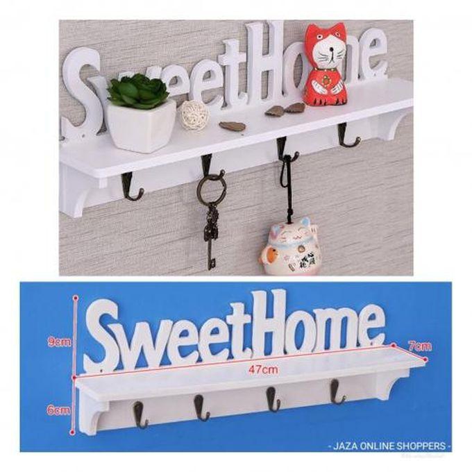 Sweet Home Hook Key Holder, Beautiful Or Wall Decoration