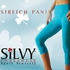 Silvy Blue Lycra Long Stretch Pants