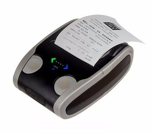 CMX5608 Bluetooth Thermal Printer Portable Wireless Receipt Machine For Windows Android IOS EU Plug - Orange Red