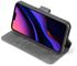 DG.MING Retro Oil Side Horizontal Flip Case With Holder & Card Slots & Wallet For IPhone 11 Pro(Grey)
