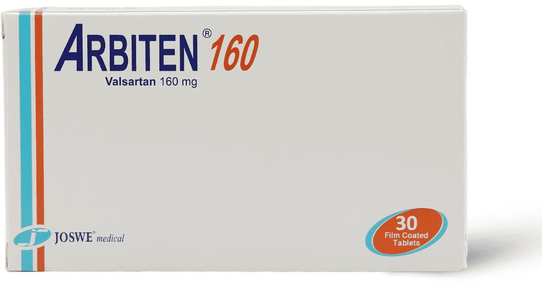 Arbiten 160 Mg, For High Blood Pressure - 30 Tablets