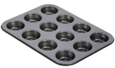Cup Cake Mould Muffin Pan Black 35x26centimeter