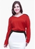 Faballey Curve Lace Trance Blouse Red XL
