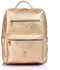 Silvio Torre Textured Shinny Leather Backpack -Gold