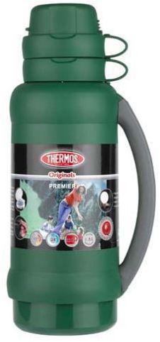 Thermos Premier 34 Flask Forest Green 1.8L