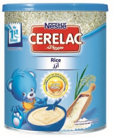 Nestle Cerelac Infant Cereal Baby Food Rice 400g Tin