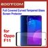 Bdotcom Full Covered Curved Tempered Glass Screen Protector for Oppo F11 (Black)