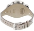 Fossil Women's Boyfriend ES3625 Silver Leather Quartz Watch