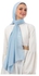 Solid Head Scarf For Women 180 × 75 CM - Light Blue
