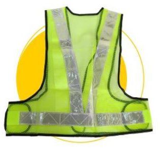 Bybigplus Safety Vest, Dual Opening Vest (Green)