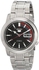 Seiko 5 Men's Black Automatic Dial Stainless Steel Band Watch [SNKK31J1]