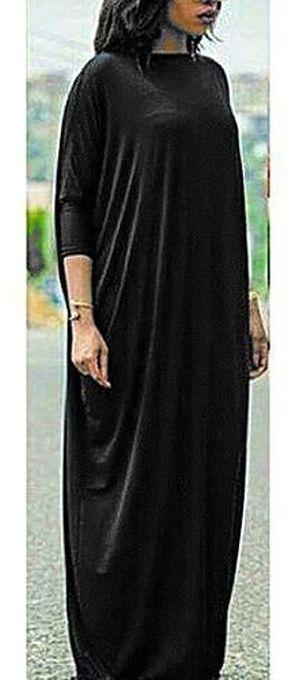Ladies Abaya Gown - Black