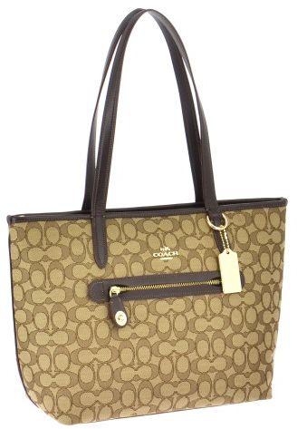 Coach Handbag for Women , Leather , Brown , 37229-LIC7C