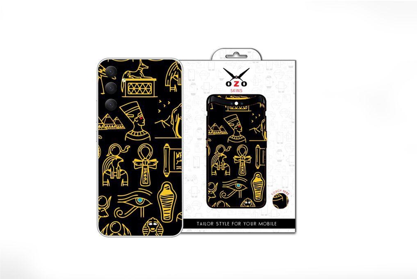 OZO Skins Ozo skins Egyption Pharaoh Pattern (SE205EPP) For Samsung Galaxy S23 FE