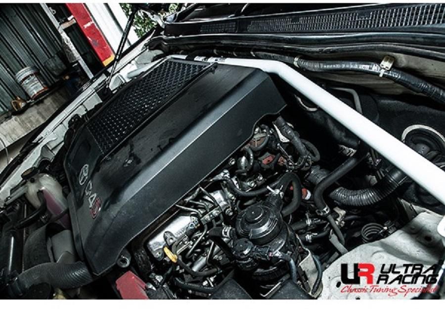 ULTRA RACING 2 Point Front Strut Bar:Toyota Fortuner 2.5D/Hilux 2.5D [TW2-2589A]