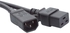 Switch2com C14 to C19 1.0mm Power Cord Extension 2meter (Black)