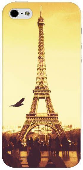 Stylizedd Premium Slim Snap Case Cover Gloss Finish for Apple iPhone SE / 5 / 5S - Paris - Eiffel Tower
