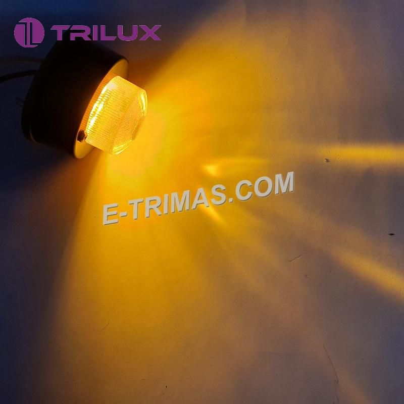 Trilux 24V Super Bright LED Lori Bus Side Marker Tail Roof Rear Lamp (1PC)