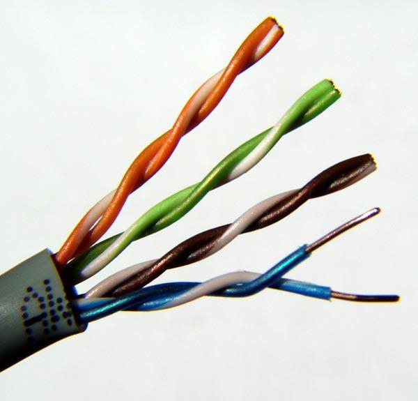1 Meter Length Cat5 Cable for using with breadboard