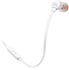 JBL T110 In-Ear Headphones with Mic (White)