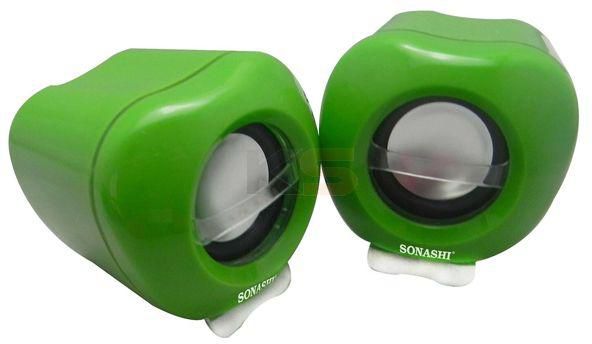 Sonashi Usb Speaker Green (SUS-708)