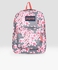 Grey Floral Print SuperBreak Backpack