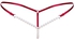 Transparent Women Lingerie Underwear Panties Pearl Open-Crotch Thong Women Underwear
