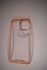 جراب حماية خلفي من السيليكون الشفاف لهاتف iPhone 13 Pro Max - وردي