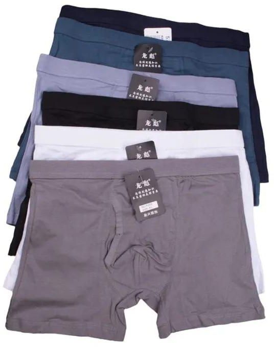 Fashion 6-Pack Men's Cotton Underwear Boxers - ASSORTED