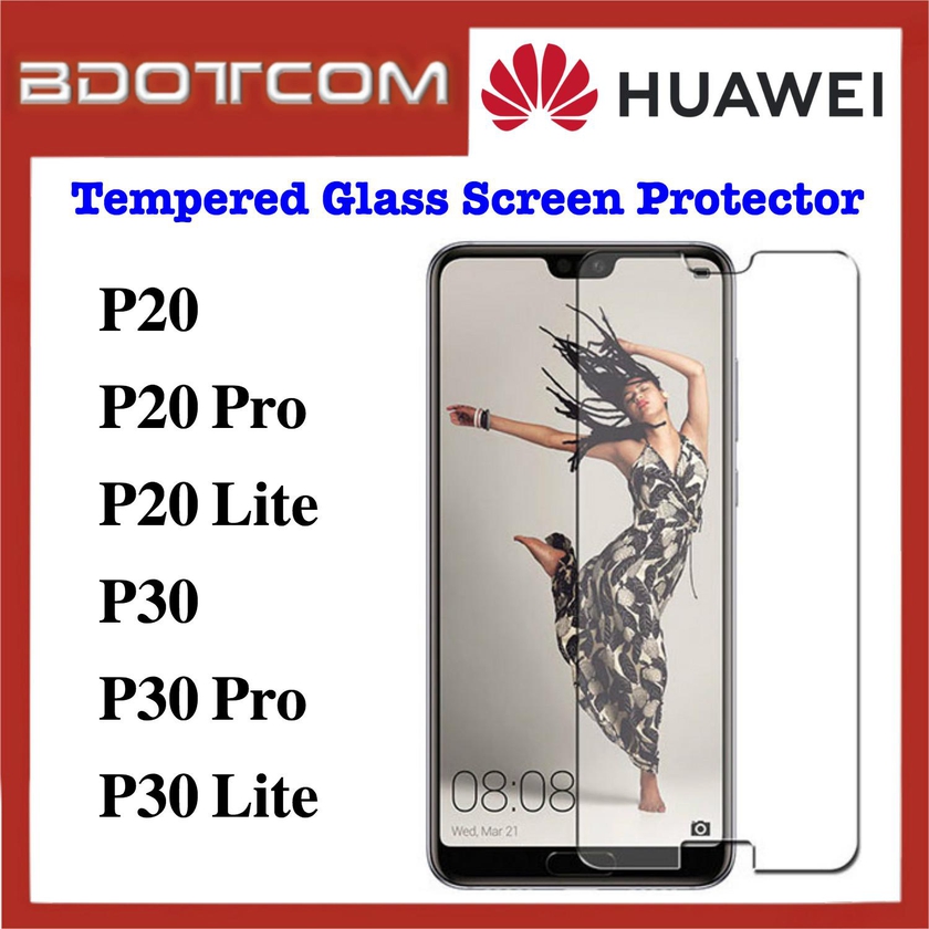 Bdotcom Tempered Glass Screen Protector for Huawei P20