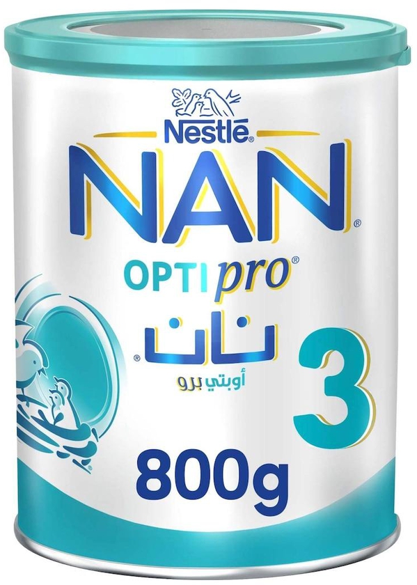 Nestle NAN Optipro 3 Growing up Milk From 1 to 3 Years With 2&rsquo;FL and BL Probiotic 800g