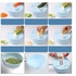 Vegetable Slicer Blue/White/Silver 210x210x90millimeter