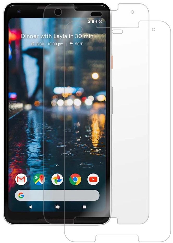 Google Pixel 2 XL Tempered Screen Protector 2-Pack Super Shieldz Margoun - Clear