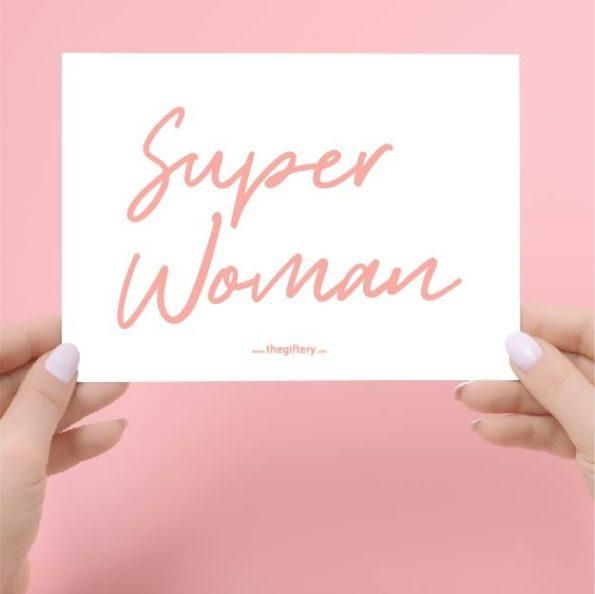 Super Woman Card