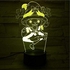 ZYQZYQ 3D Illusion lamp Unique Gift for Children Office Decoration Touch Sensor Led Night Light Multi-Color