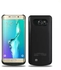 Black 4200mAh Back Case External Power Bank Backup Charging Battery For Samsung Galaxy S6 Edge PLus