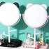 Cat Ear Makeup Mirror, Adjustable And Multifunctional Cosmetic Mirror And Accessories Organizer.