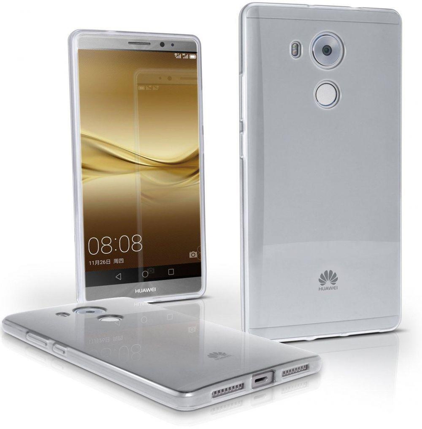 TPU clear case with glass screen protector for Huweia Ascend mate 8
