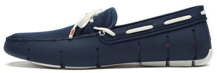 Navy/ White Lace Loafer