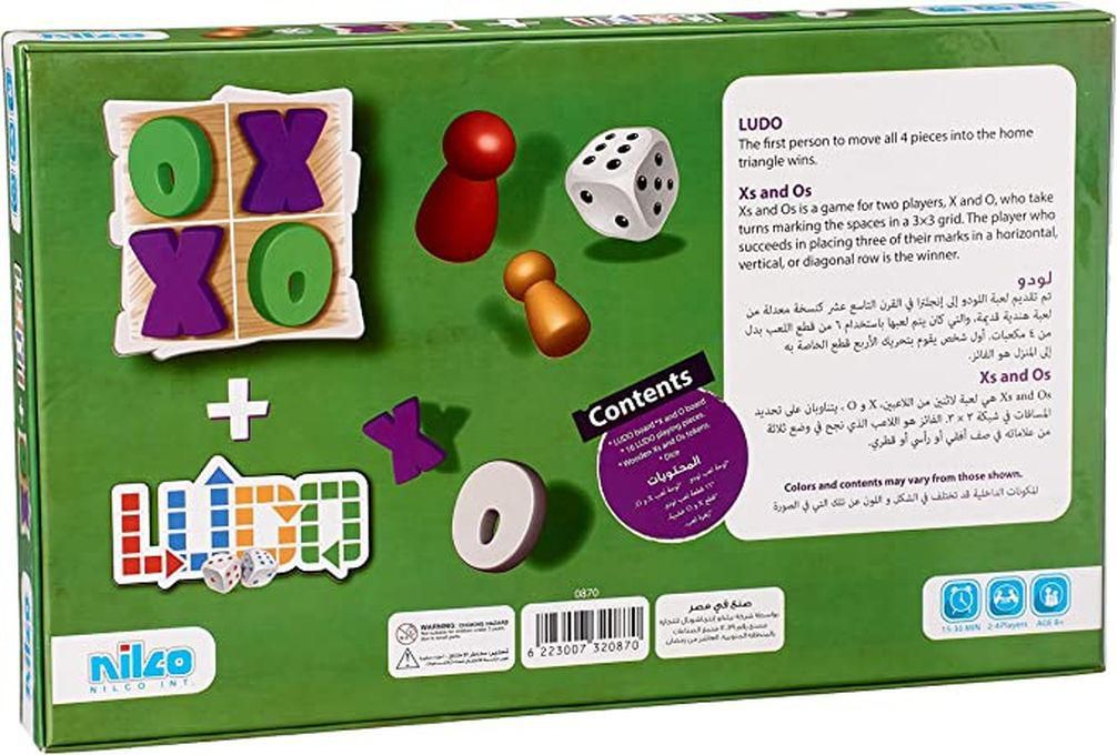 Ludo And Snake And Ladder Board Game + X And O