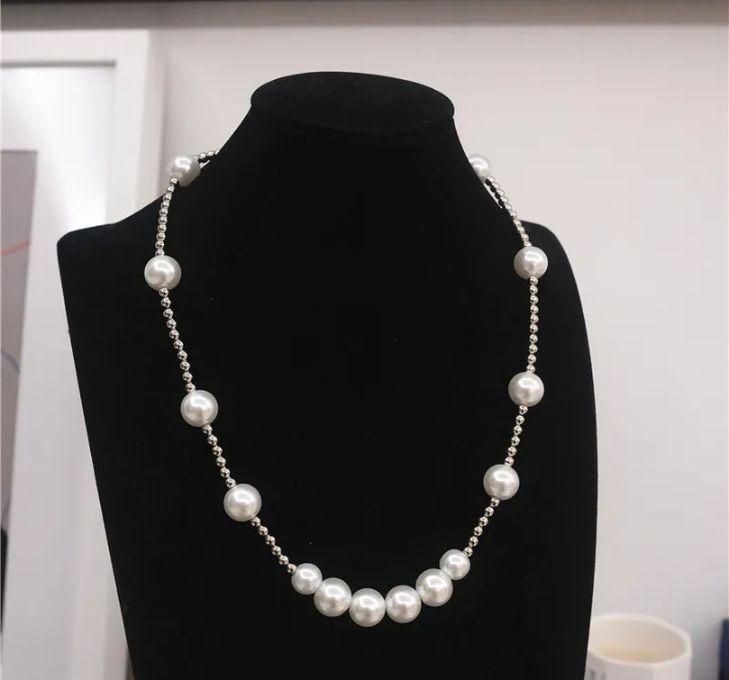 Trendy Imitation Pearl Necklace For Men Jewelry Gift