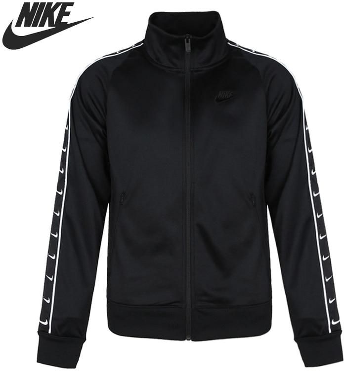 Nike Men's Sports Jacket Stand Collar Long Sleeve Striped Pattern Jacket