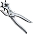 Generic Leather Belt Hole Punch Plier Silver